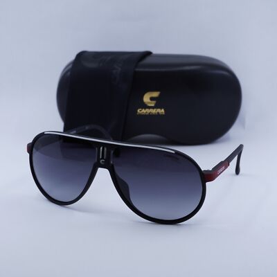 Carrera CHAMPION/N 0OIT 9O Black/Red/Dark Grey Gradient 62-12-125 Sunglasses ...