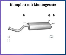 Mittelschalldämpfer für Toyota Land Cruiser 100 2.4 TD 150KW Auspuff Montagesatz