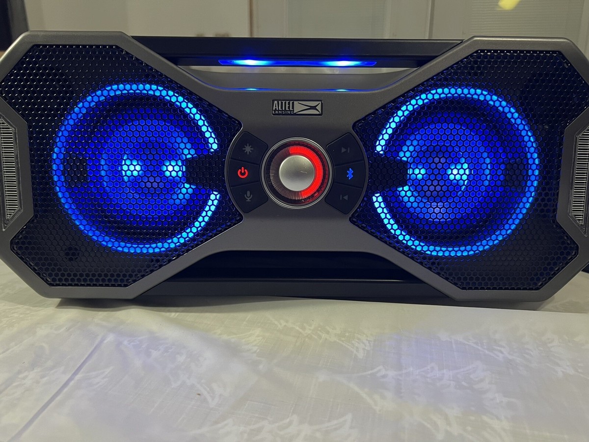 Altec Lansing Mix2.0 Bluetooth Party Speaker, Steel Gray, IMW997