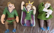 3 Vintage Disney Hunchback of Notre Dame Figures