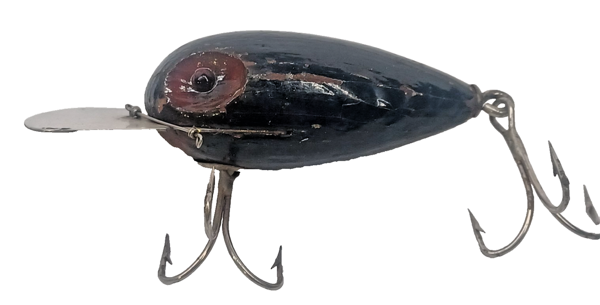Vintage Fishing Lure Fishathon Dizzy Diver Wood Oklahoma