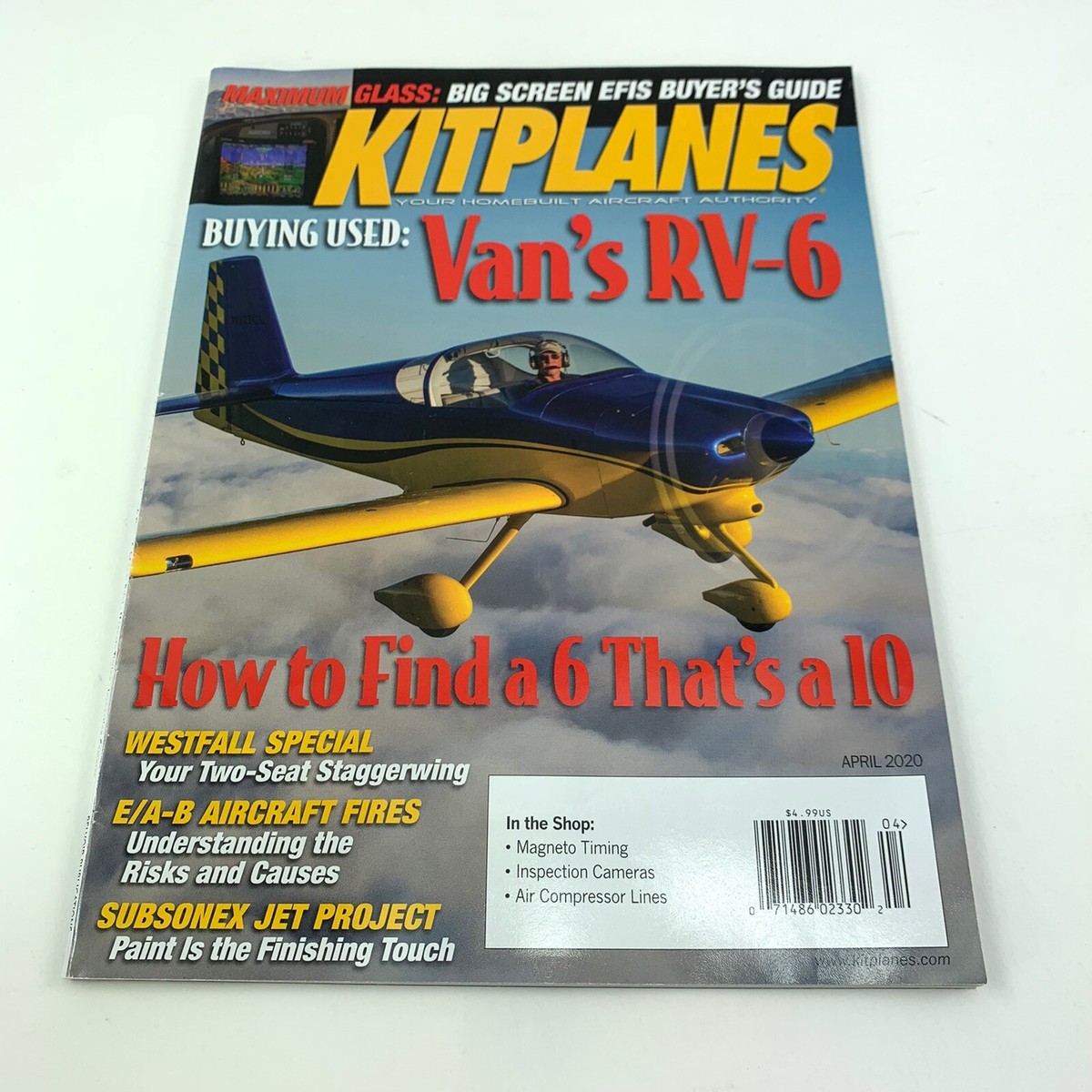 Kit Planes Magazines Buying Used: Vans RV-6 April 2020 Westfal
