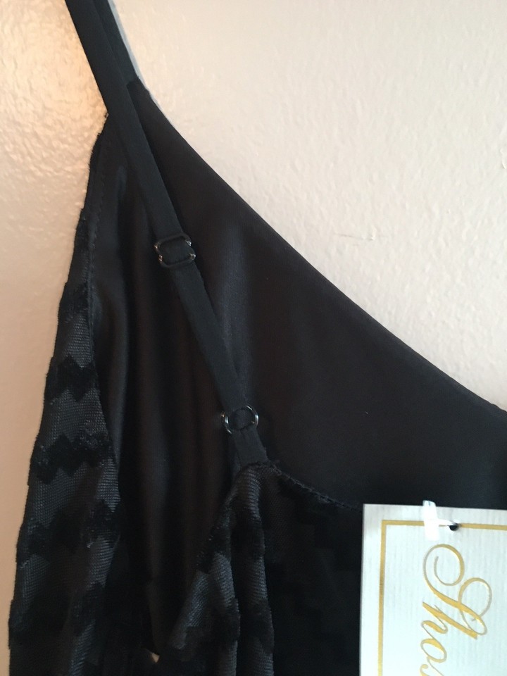 Shoshanna Black Velvet Slip Dress, Size 8. Retail $398 | eBay