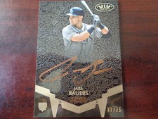 2019 Topps Tier One Jake Bauers AUTOGRAPH #'ed 22/25 Bronze Ink RC-Brewers