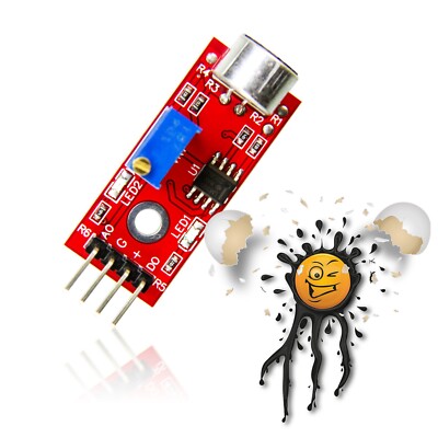 KY-038 4 Pin Geräusch Sound Sensor Modul 3-5V LM393 digital analog out ESP STM32