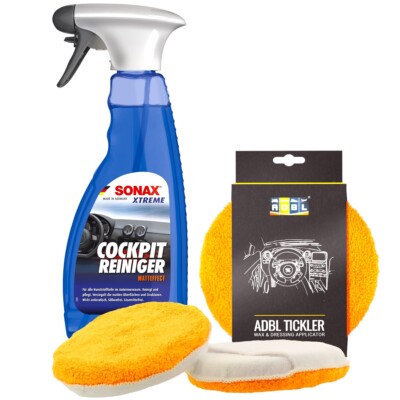 SONAX XTREME Cockpit Reiniger & Pflege Matteffect +ADBL Microfaserpad Tickler