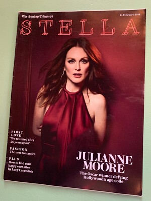 STELLA mag 14-Feb-2016 JULIANNE MOORE Model Maria Zakrzewska Susanne Bartsch UK