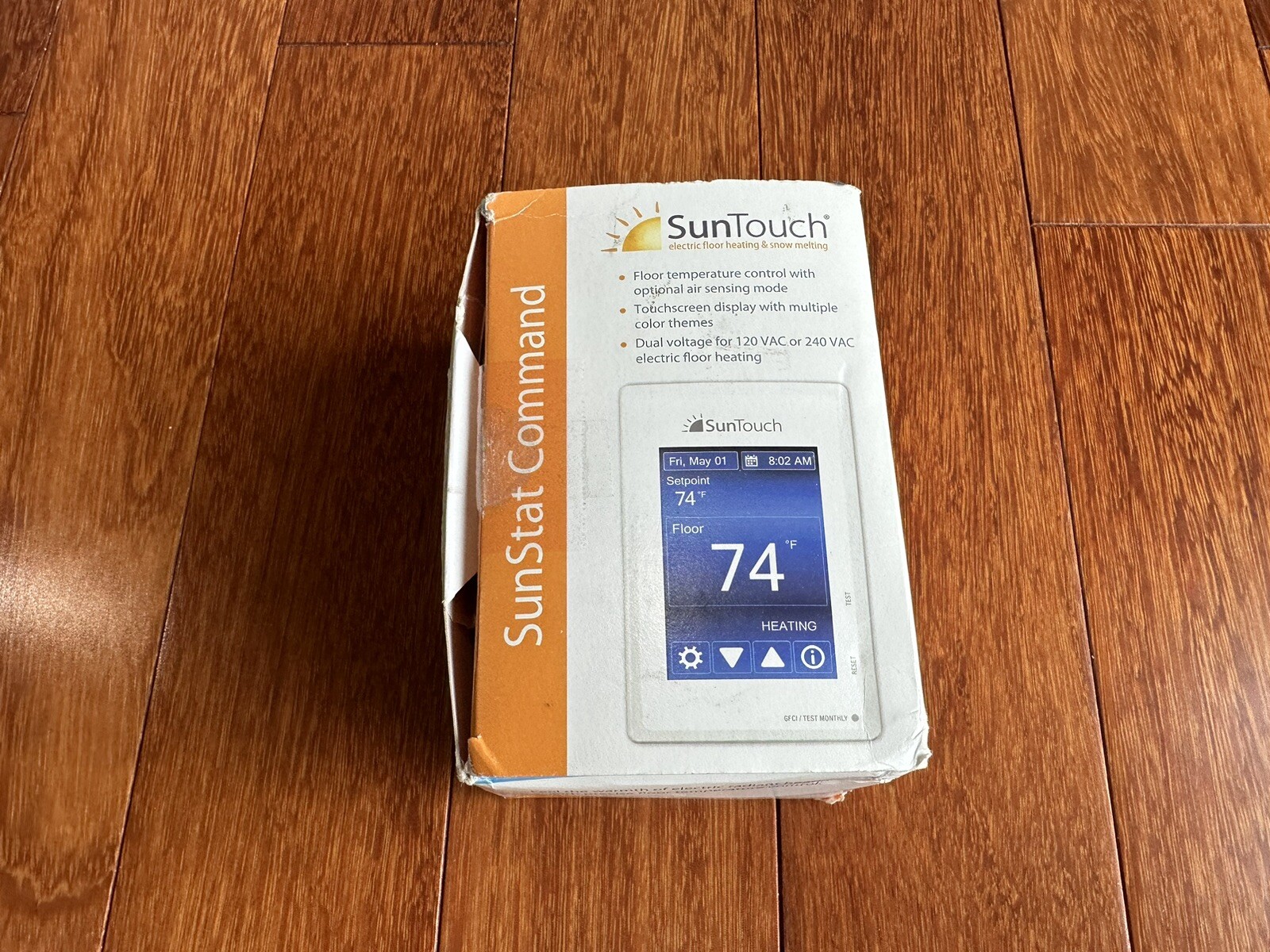 SunTouch Sunstat Command Programmable touchscreen Thermostat