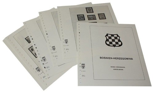 Lindner-T Kroatische Republik Herceg-Bosna 1993-2014 Vordrucke 168BH Neuware