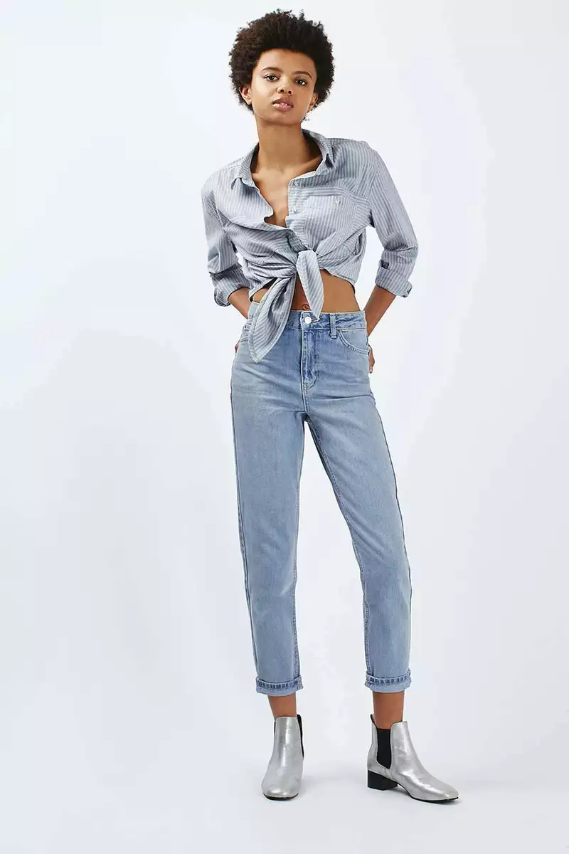 Topshop MOTO Light Bleach Mom Jeans W28 L32 RRP 40 LN019 GG 20 eBay