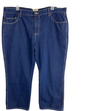 Red Head Mens Jeans Size 44 x 30 Blue Plaid Flannel Cotton Dark Blue Denim NEW