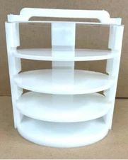 Pressure Pot Rack Caddy for Resin Casting Locking Shelves 2.5 Gallon 5 Gallon