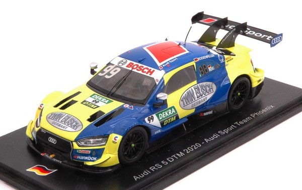 Spark Model Audi Rs 5 N.99 Dtm 2020 Mike Rockenfeller 1:43-image