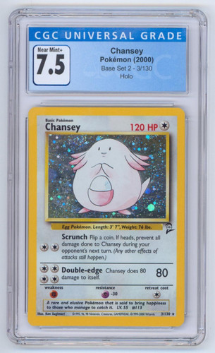 Chansey graded CGC 7.5 for sale on eBay