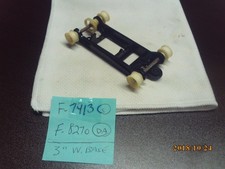 Used Vintage Revell 1/32 Scale Slot Car Black Plastic Short Motor Chassis F-7413