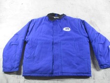 Jenmar Jacket Mens Extra Large Blue Workwear Quilted Insulated Wolf Textile USA