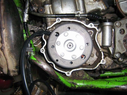 Powerdynamo (MZ-B) Ignition DC System Stator for Kawasaki KDX 175 250 110mm 24oz - Picture 6 of 7