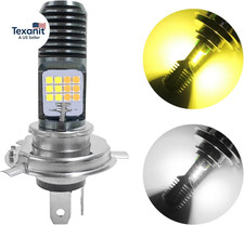 9-16V H4 LED Motorcycle Headlight Bulbs, Super Bright 3030 Chips Bulb Halogen La