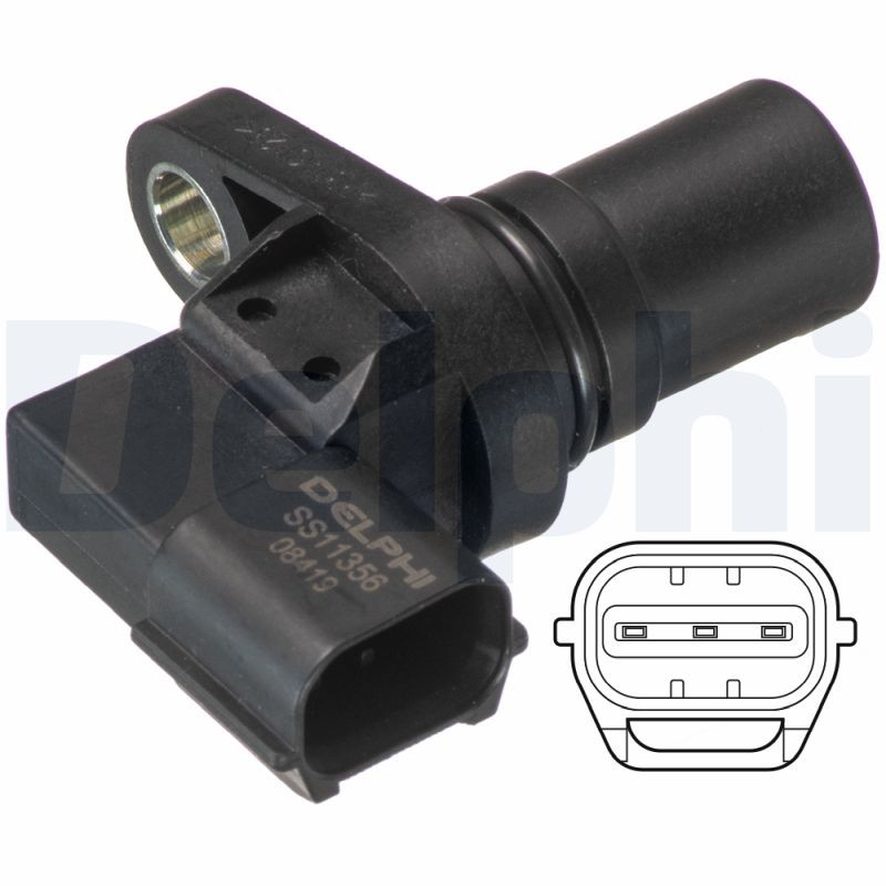 Delphi SS11356 Sensor für Nockenwellenposition Nockenwellensensor Sensor - Bild 3