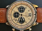 New Citizen CA4500-08X Eco-Drive Weekender Chrono Stainless Leather Quartz Watch