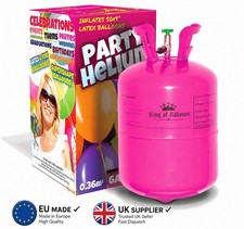 1  X Helium Canister King Of Balloons Fills up to 50 Balloons 99.99% Pure Helium