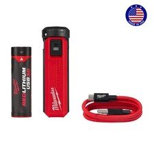 Milwaukee REDLITHIUM USB Portable Power Source Charger Kit