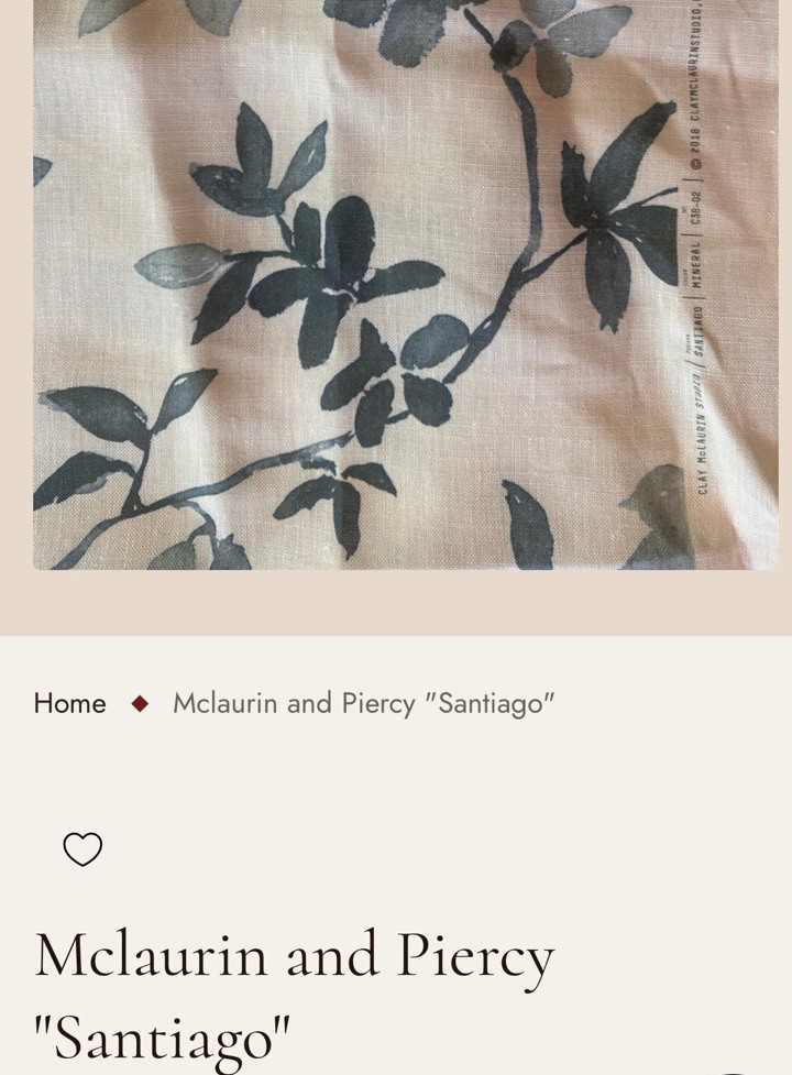 McLaurin and Piercy Santiago in Mineral 3.2 yard remnant - second product detail image