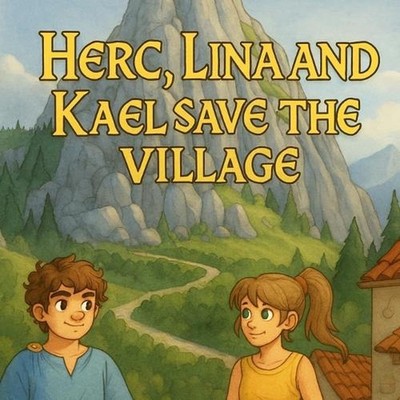 Herc, Lina and Kael Save the Village by Daniel Herrington Paperback Book