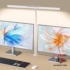 Desk Lamp, 3 Colors Stepless Dimming LED Desk Lamps for Touch Control White