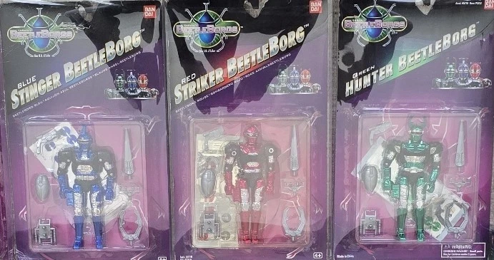 Lot De Figurines Bandai Beetleborgs - Année 1996, Collection Vintage