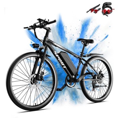 Electric Bike for Adults, 1500W 26'' Ebike,25 MPH & 65 Miles, 7-Speed Dual Brakes
