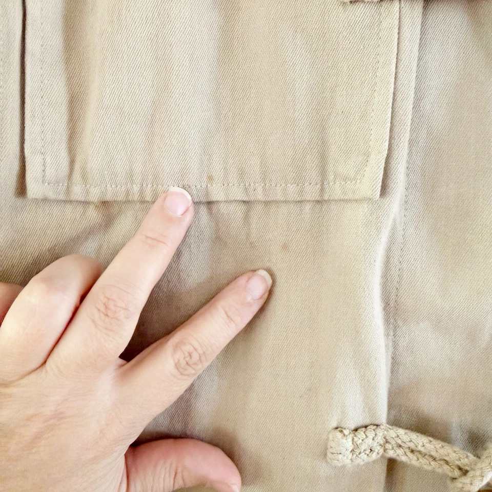 Abrigo de mujer Denim&Co de lona de algodón forrado de lana grande Southwestern Country Foto 4 de 4