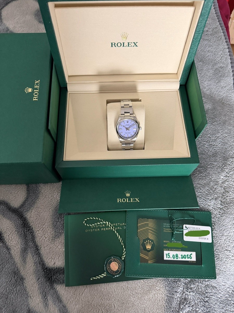 Rolex Oyster Perpetual 31mm Lavender Dial Watch 277200 2025 NEW