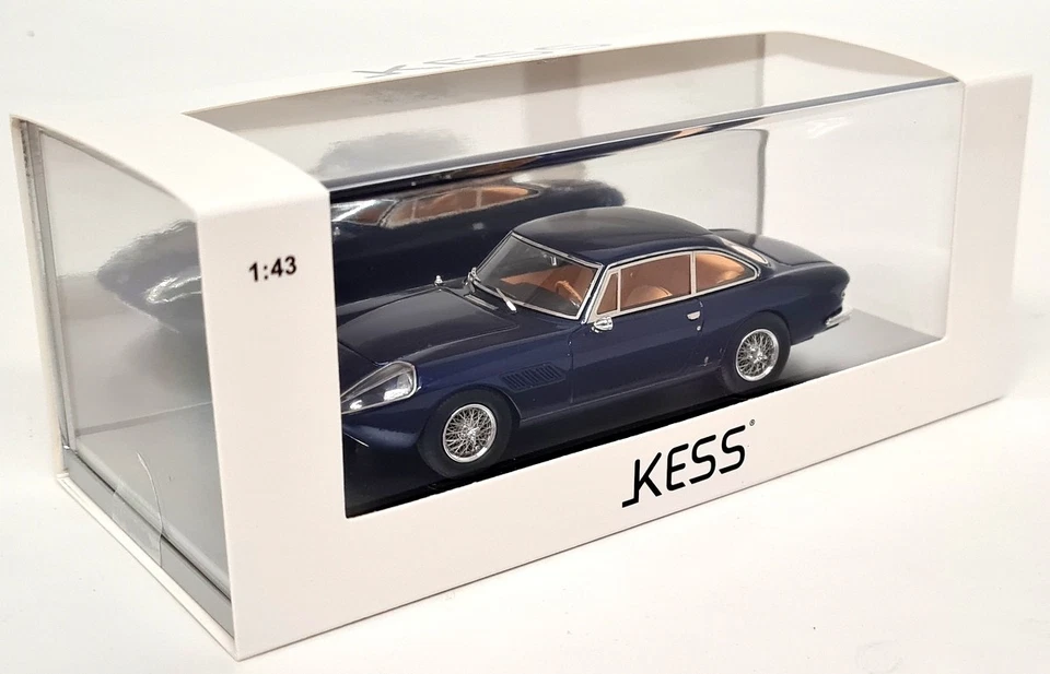 Kess 1/43 Ferrari 330 GT 2+2 Shark Nose sn 6537 Metallic Blue 65 Resin Model Car - Image 2 of 4
