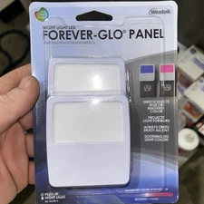 Westek Forever-Glo Automatic Plug-in LED Panel Night Light #NL-GLOW-2  NEW
