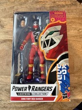 Power Rangers Dino Fury Red Ranger Lightning Collection Hasbro Action Figure Toy