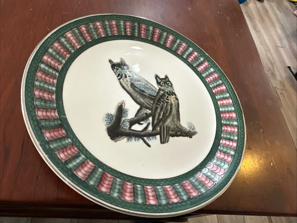 Hermoso Búho Búho De Colección Decorativo Porcelana Coleccionable ACENTO ORIENTAL USADO EN EXCELENTE ESTADO Foto 4 de 4