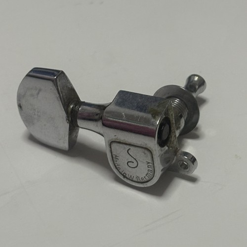 Vintage Schaller Germany Single 3x3 Tuner Tuning Peg Treble Side