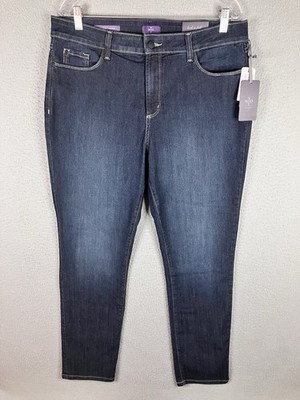 NYDJ Leggings Womens 16 Blue Alina Legging Lift Tuck Stretch High Rise NWT