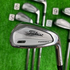 Titleist CB 718 Forged Iron Set 6pcs 5-Pw Flex S Stiff AMT TOUR WHITE S200 RH