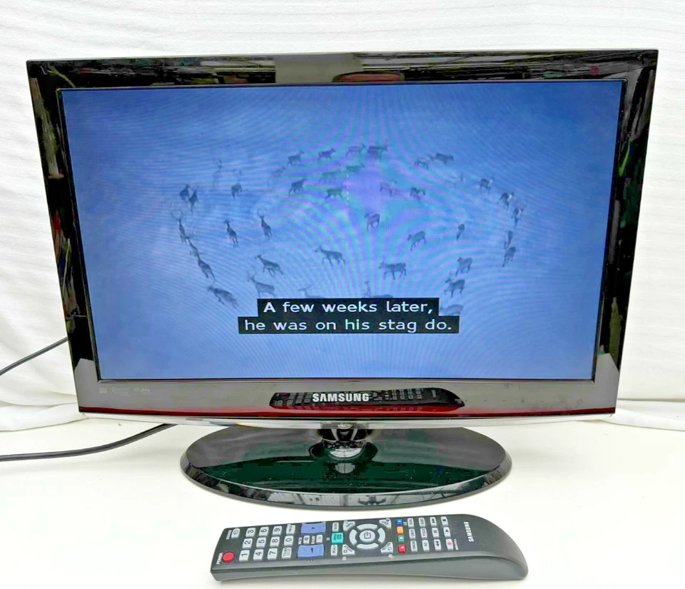 Samsung TV LE22c450e1wxxu 22” Television with original Samsung Remote Control - Image 3 of 4