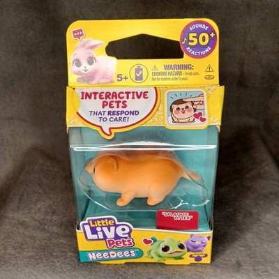 Little Live Pets Splashee Otter Toy NeeDees Pocket Size Pet 50 Sounds Reactions