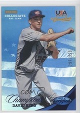 2013 USA Baseball Champions Certified National Team Mirror Blue David Berg z6b
