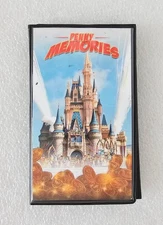 Walt Disney World Penny Memories Pressed Penny Coins Album Book with 34 Pennies