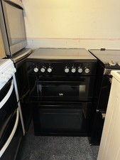 Beko Double Oven Electric Cooker 60cm -  Black - ADC6M13K