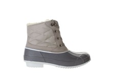 Khombu Womens Zany Taupe Snow Boots Size 8 (7...