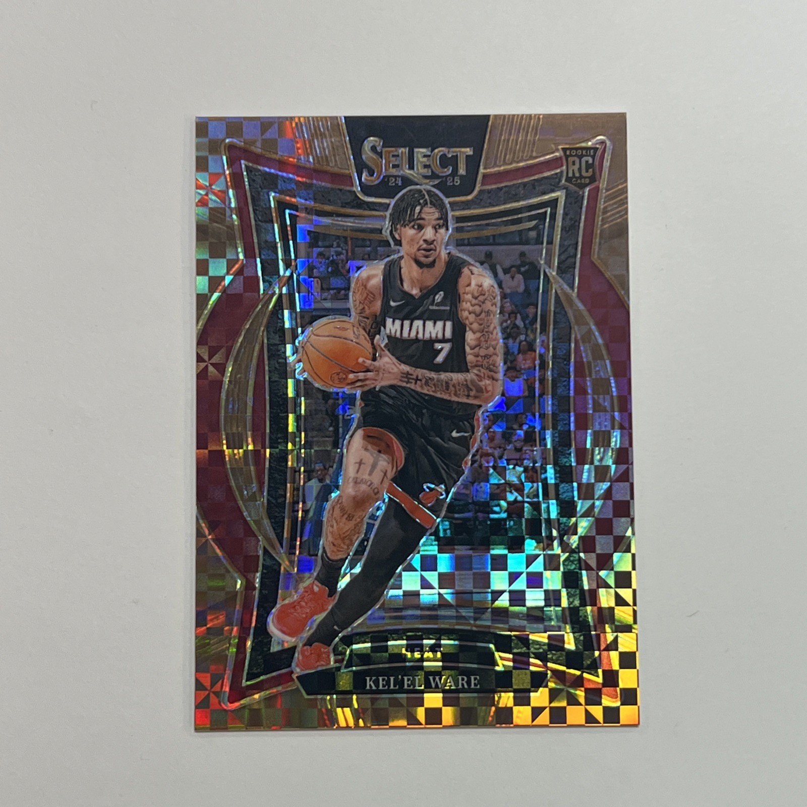 Kel'el Ware 2024-25 Select Base #66 Concourse RC Checker Bronze Prizm /49 KG