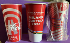Rare Offering Three Coca Cola Olympic Cups for the price of one