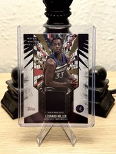2025-26 Topps - Woven Wonders Relics Leonard Miller #WW-LM (MEM)