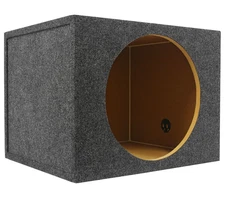 Rockville RSQ15 Single 15" 2.6 cu.ft. Sealed Car Subwoofer Enclosure Sub Box